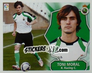 Figurina Toni Moral (Racing) - Liga Spagnola 2008-2009 - Colecciones ESTE