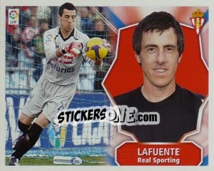 Sticker Lafuente (Sporting) - Liga Spagnola 2008-2009 - Colecciones ESTE