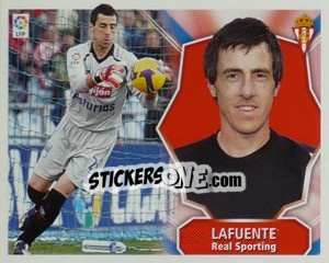 Sticker Lafuente (Sporting) - Liga Spagnola 2008-2009 n. MI-26 - Colecciones ESTE