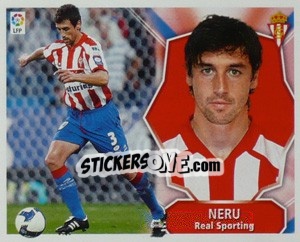 Cromo Neru (Sporting) - Liga Spagnola 2008-2009 - Colecciones ESTE