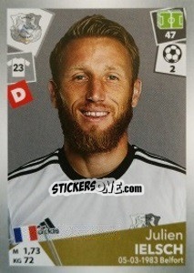 Sticker Julien Ielsch - FOOT 2017-2018 n. 8 - Panini