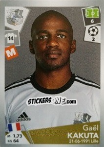 Sticker Gaël Kakuta - FOOT 2017-2018 n. 12 - Panini