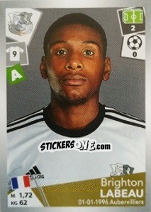 Sticker Brighton Labeau - FOOT 2017-2018 n. 17 - Panini