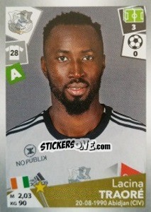 Sticker Lacina Traoré - FOOT 2017-2018 n. 20 - Panini