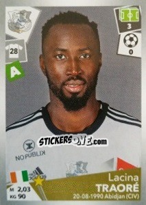 Figurina Lacina Traoré - FOOT 2017-2018 - Panini