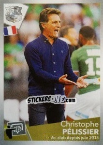 Sticker Christophe Pélissier - FOOT 2017-2018 - Panini