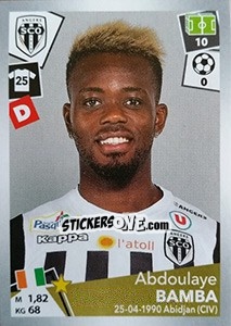 Figurina Abdoulaye Bamba - FOOT 2017-2018 - Panini