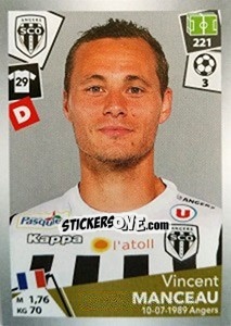 Sticker Vincent Manceau - FOOT 2017-2018 n. 30 - Panini