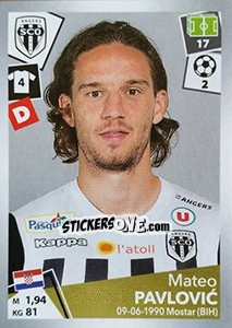 Sticker Mateo Pavlovic - FOOT 2017-2018 n. 31 - Panini