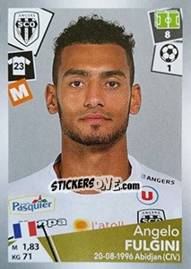 Sticker Angelo Fulgini - FOOT 2017-2018 n. 36 - Panini