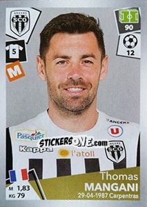 Sticker Thomas Mangani - FOOT 2017-2018 n. 37 - Panini