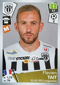 Sticker Flavien Tait - FOOT 2017-2018 n. 39 - Panini
