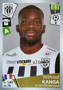 Sticker Wilfried Kanga - FOOT 2017-2018 n. 42 - Panini