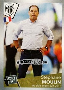 Sticker Stéphane Moulin - FOOT 2017-2018 - Panini