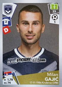 Sticker Milan Gajic