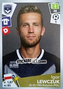 Sticker Igor Lewczuk - FOOT 2017-2018 n. 57 - Panini