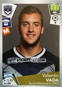 Cromo Valentin Vada - FOOT 2017-2018 n. 66 - Panini