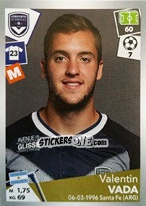 Figurina Valentin Vada - FOOT 2017-2018 - Panini