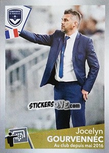 Sticker Jocelyn Gourvennec - FOOT 2017-2018 - Panini