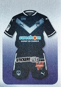 Figurina Allez Les Girondins! (Uniforme) - FOOT 2017-2018 - Panini