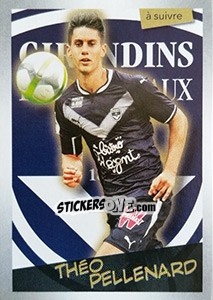 Sticker Théo Pellenard - FOOT 2017-2018 n. 76 - Panini