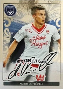 Sticker Nicolas De Préville - FOOT 2017-2018 n. 77 - Panini