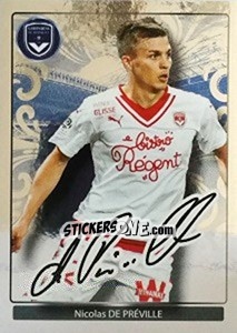 Cromo Nicolas De Préville - FOOT 2017-2018 - Panini