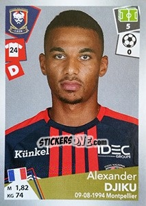 Sticker Alexander Djiku - FOOT 2017-2018 n. 81 - Panini