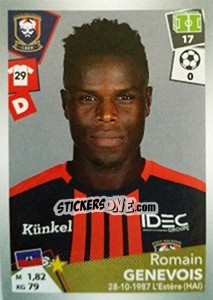 Cromo Romain Genevois - FOOT 2017-2018 n. 82 - Panini