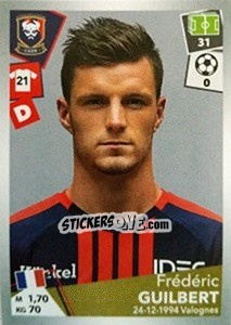 Sticker Frédéric Guilbert - FOOT 2017-2018 n. 83 - Panini