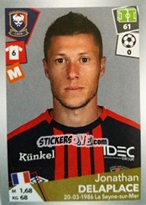 Sticker Jonathan Delaplace - FOOT 2017-2018 n. 89 - Panini