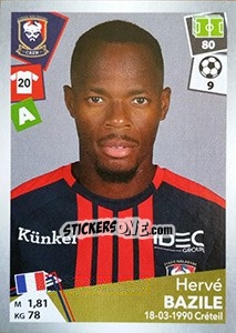 Cromo Hervé Bazile - FOOT 2017-2018 n. 94 - Panini