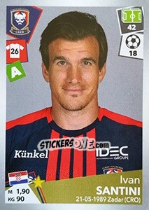 Cromo Ivan Santini - FOOT 2017-2018 n. 98 - Panini