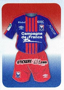 Sticker Allez Malherbe! (Uniforme) - FOOT 2017-2018 n. 101 - Panini