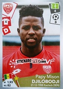 Sticker Papy Mison Djilobodji - FOOT 2017-2018 n. 107 - Panini