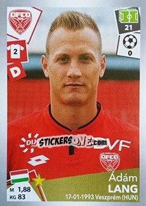 Sticker Ádám Lang - FOOT 2017-2018 n. 109 - Panini