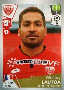 Sticker Wesley Lautoa - FOOT 2017-2018 n. 110 - Panini