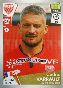 Sticker Cédric Varrault - FOOT 2017-2018 n. 112 - Panini