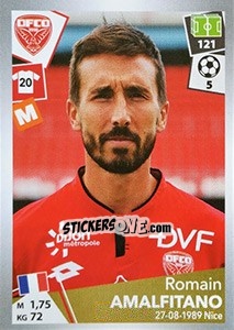 Sticker Romain Amalfitano - FOOT 2017-2018 n. 114bis - Panini