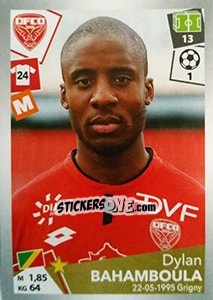 Sticker Dylan Bahamboula - FOOT 2017-2018 n. 115 - Panini