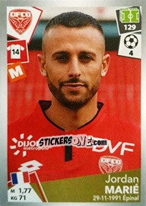 Sticker Jordan Marié - FOOT 2017-2018 n. 118 - Panini