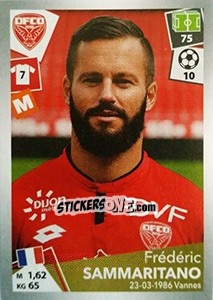 Sticker Frédéric Sammaritano - FOOT 2017-2018 - Panini