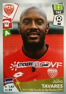 Sticker Júlio Tavares - FOOT 2017-2018 n. 124 - Panini