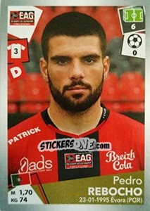 Sticker Pedro Rebocho - FOOT 2017-2018 n. 136 - Panini