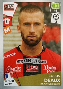 Sticker Lucas Deaux - FOOT 2017-2018 n. 142 - Panini