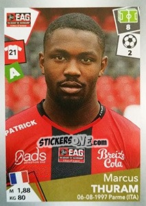 Sticker Marcus Thuram - FOOT 2017-2018 n. 150 - Panini