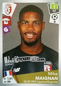Sticker Mike Maignan - FOOT 2017-2018 n. 158 - Panini