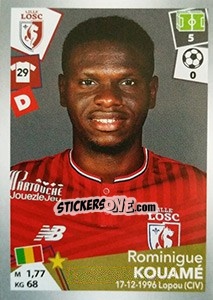 Sticker Rominigue Kouamé - FOOT 2017-2018 - Panini