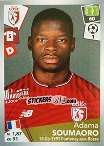 Sticker Adama Soumaoro - FOOT 2017-2018 n. 165 - Panini