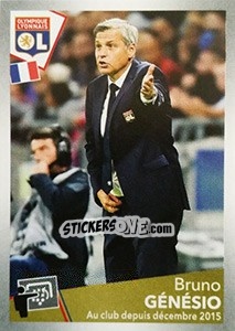 Cromo Bruno Génésio - FOOT 2017-2018 n. 204 - Panini